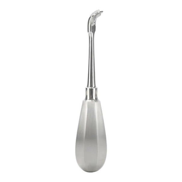 Retireur de couronnes dentaires, instrument dentaire chirurgical à pointe courbée, 1 pièce, acier inoxydable, argenté, pour cabinets dentaires 1