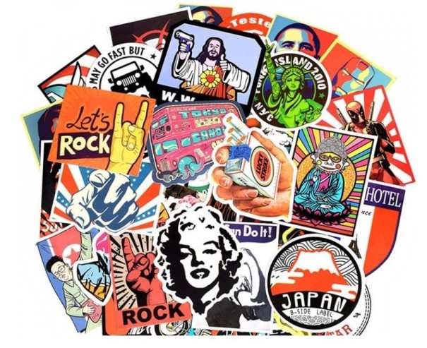 Retro adesivi 50 pz E169 1