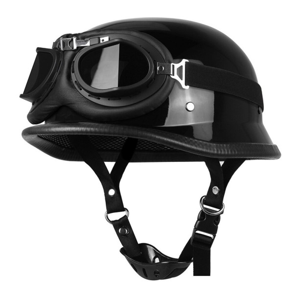 Retro-Motorradhelm XL 3