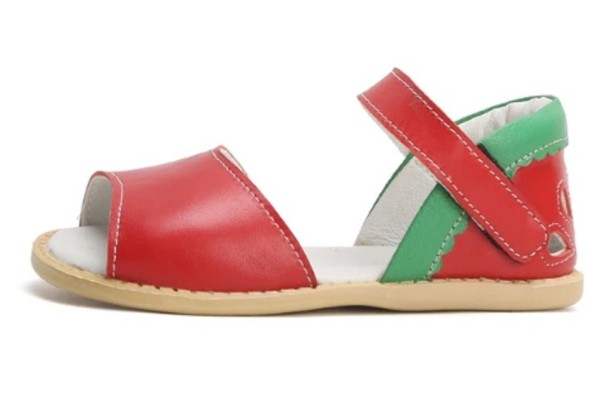 Retro sandalen voor meisjes rood 20