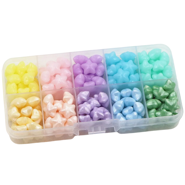 Retro Wax Beads Colour Mix 8 mm Set of 10 Cells Sea Seal Beads Box 6.5 × 12.5 cm Beads for Creating Wedding Wax Seals 1