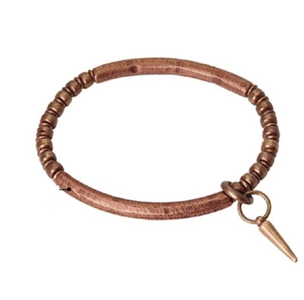 Réz karkötő 18 cm