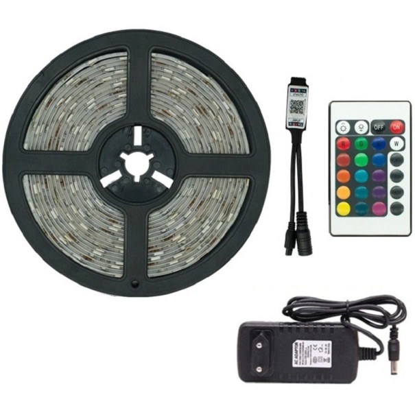 RGB LED ταινία με bluetooth 5 μ.