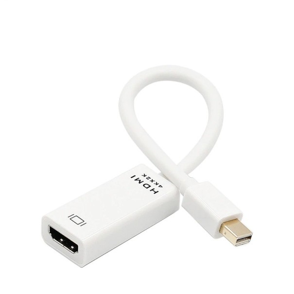 Riduttore Mini DisplayPort a HDMI bianco