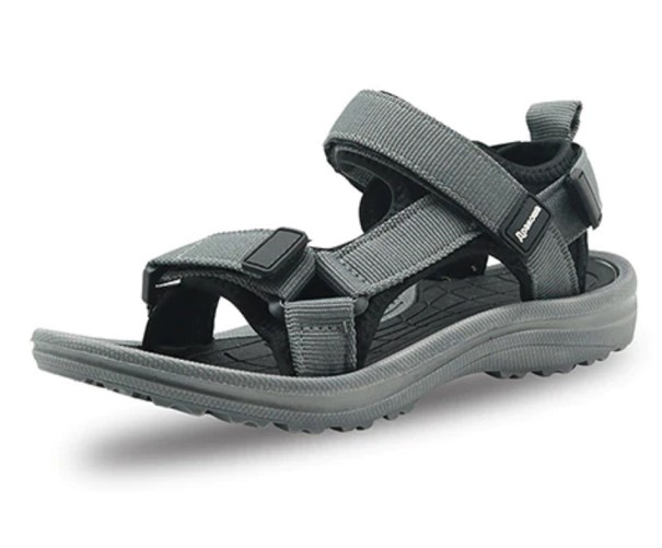 Riemchensandalen für Kinder grau 31