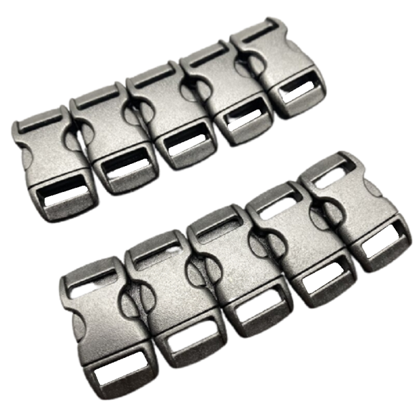 Riemgesp 10 stuks zwart