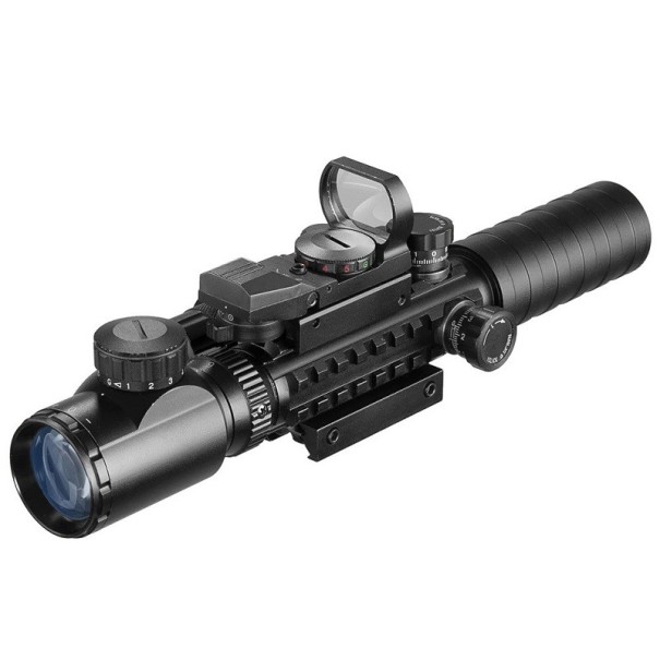 Riffelsigte 3-9X32 med rød prik 1