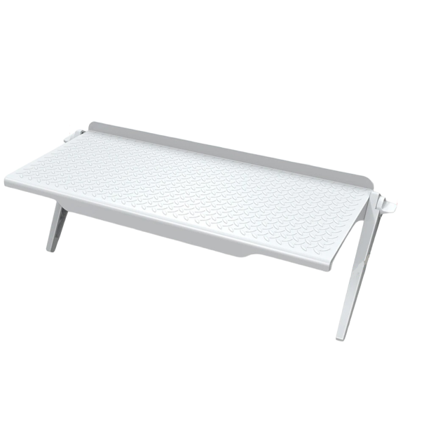 Riippuva hylly monitorille/televisiolle 30 cm valkoinen