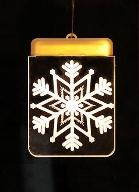 Riippuva joulukoriste, valaistu 4