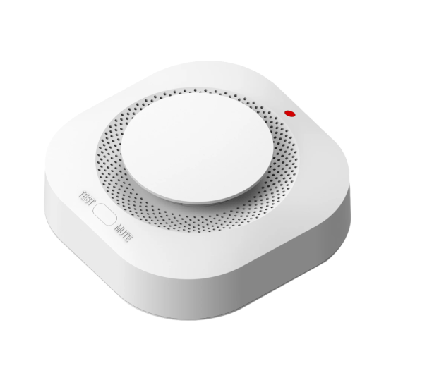 Rilevatore di fumo da soffitto 9 x 9 x 4,2 cm Rivelatore di incendio Sensore ottico Allarme domestico Sensore di sicurezza Protezione 1