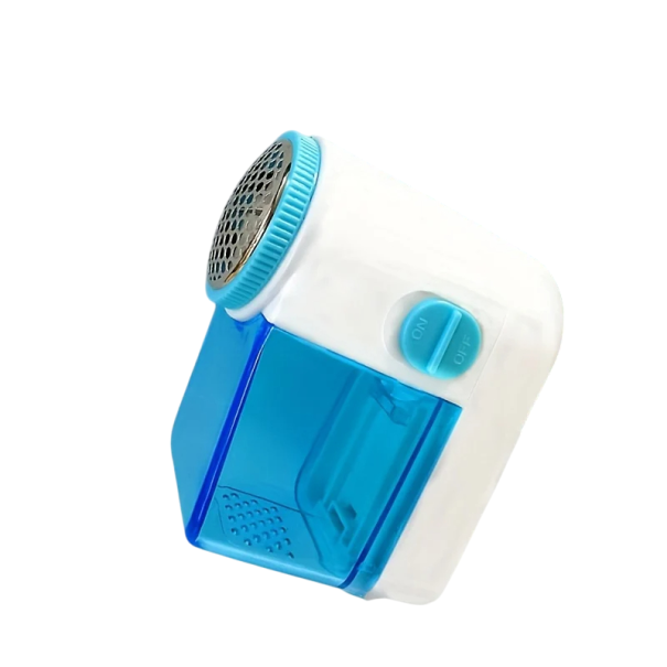 Rimuovi pelucchi elettrico per abbigliamento con contenitore di raccolta Rimuovi pelucchi pratico per tessuti Maglione Cappotto Abbigliamento Casa blu