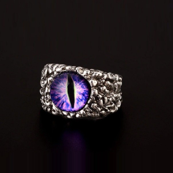 Ring med öga D2599 lila