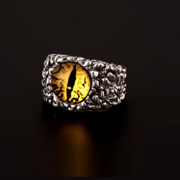Ring met oog D2599 geel