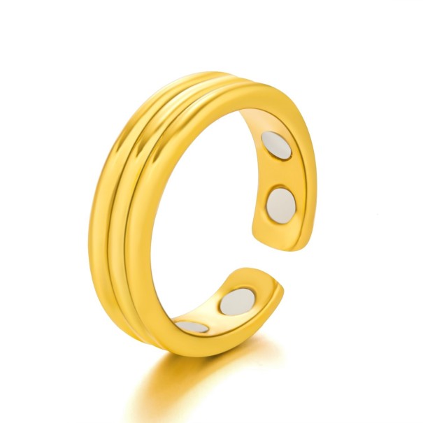 Ring mit gesundheitlicher Wirkung golden