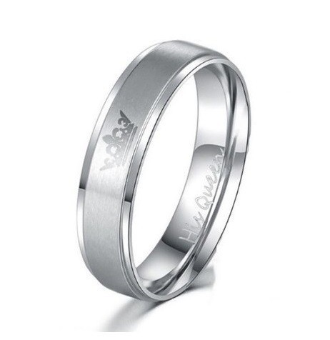 Ringar för par Kung och Drottning J1580 silver 7 För kvinnor