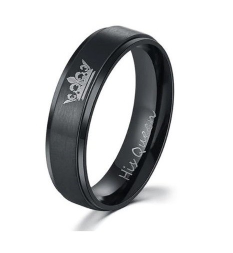 Ringe für Paare King und Queen J1580 schwarz 8 Für Frauen