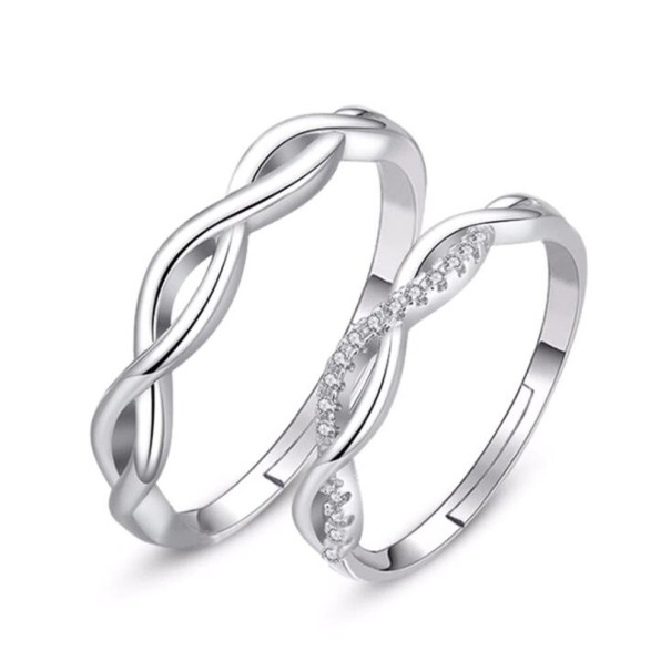 Ringe til par 2 stk. D1646 1