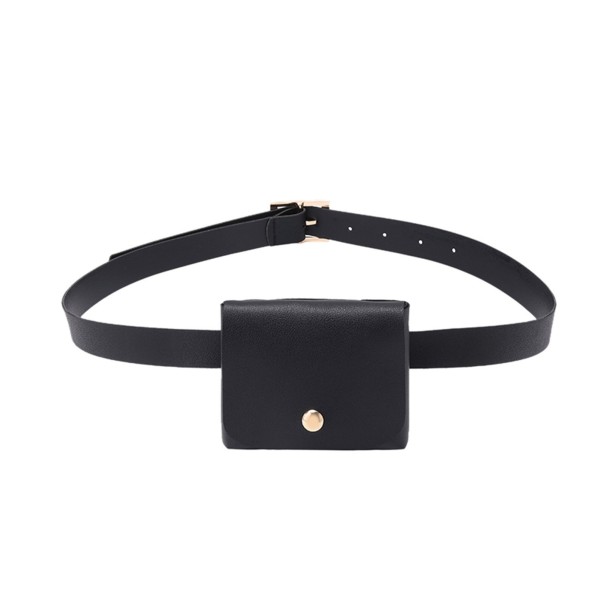 Riñonera de piel para mujer J164 2