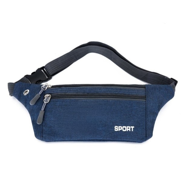 Riñonera deportiva azul oscuro