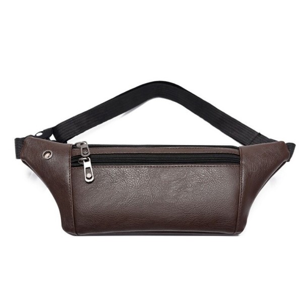 Riñonera para hombre T788 café