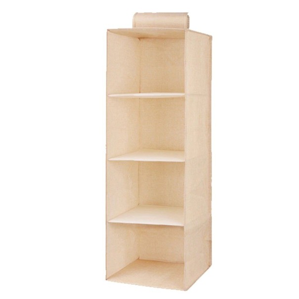 Ripustettava pyykkijärjestäjä C650 beige 80 cm