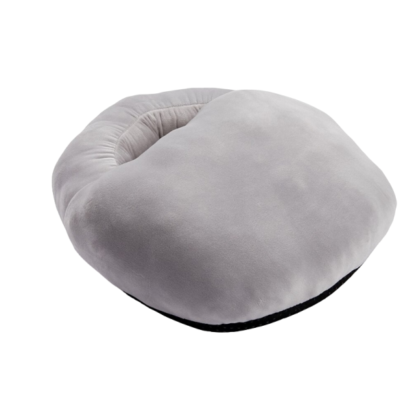 Riscaldatore USB per i piedi 32 x 28,5 x 8 cm Sacco in peluche riscaldato invernale con termostato 5V/2A Riscaldamento in flanella morbida da mettere sotto la scrivania per riscaldare i piedi grigio