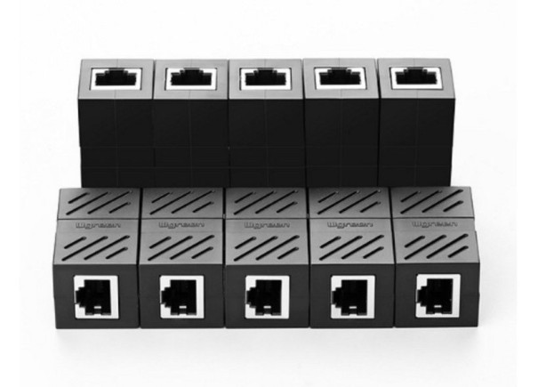 RJ45 CAT hálózati jumper - 1/5/10 darab J1586 fekete 10 db