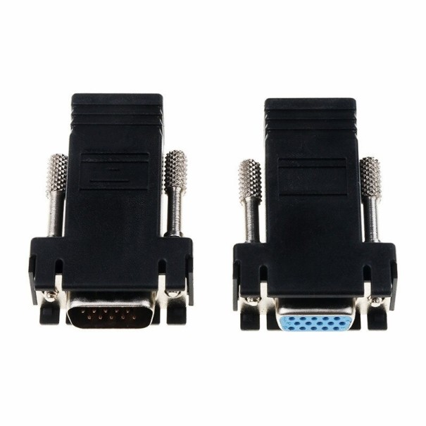 RJ45 til VGA forlænger 2 stk. 1