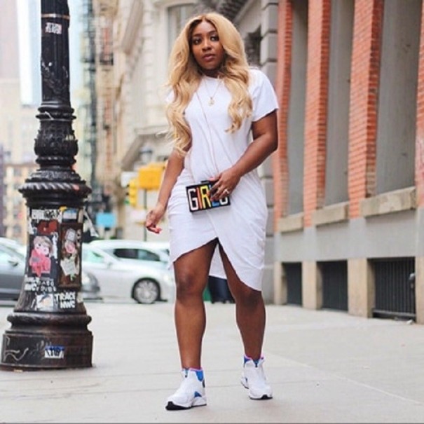 Robe Asymétrique Emma blanc XL