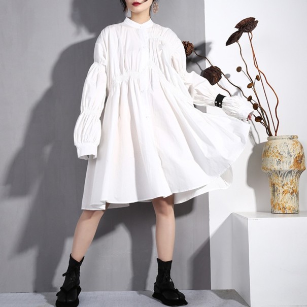 Robe courte ample blanc