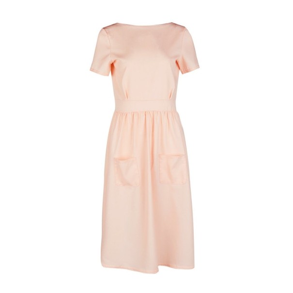 Robe d'été à dos nu A1462 rose XL
