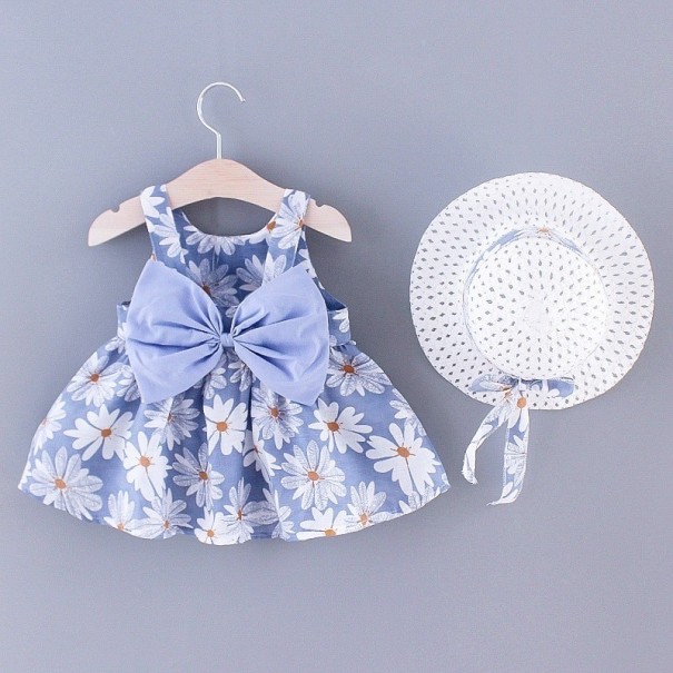 Robe de fille avec chapeau 9-12 mois A