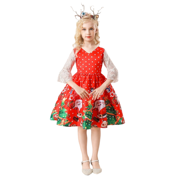 Robe de Noël pour fille 5-7 ans 9