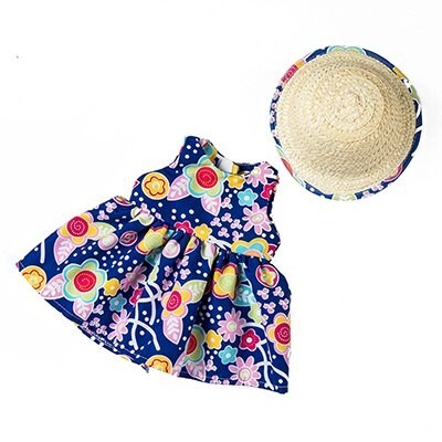 Robe et chapeau pour poupée A454 3