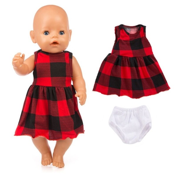 Robe et culotte pour poupée 9