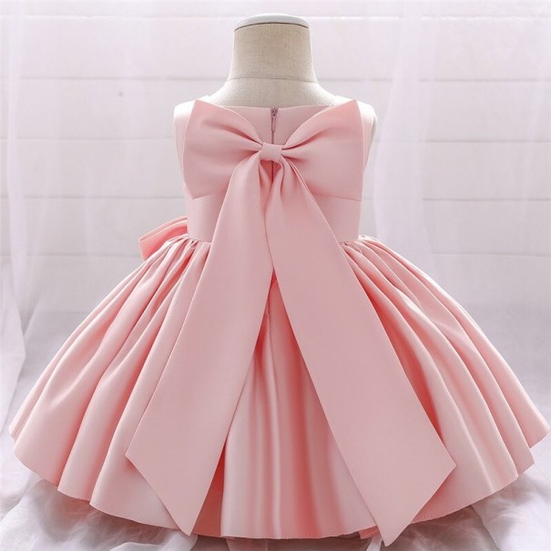 Robe fille N226 rose 2