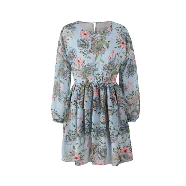 Robe mini imprimée pour femmes A2795 S 2