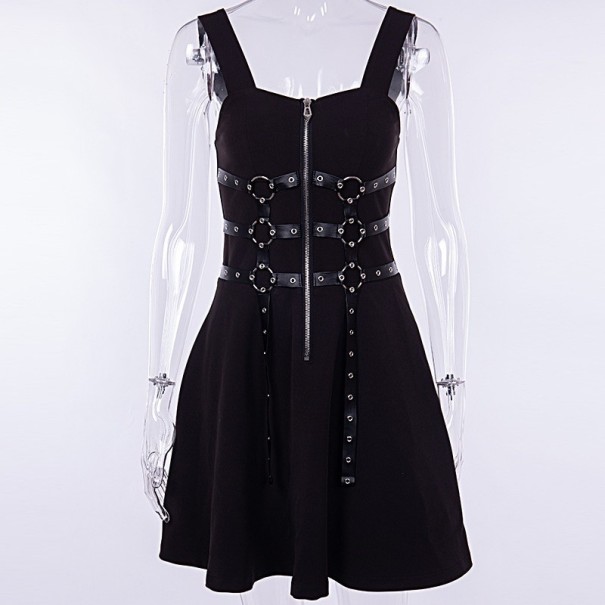 Robe noire à bretelles XS