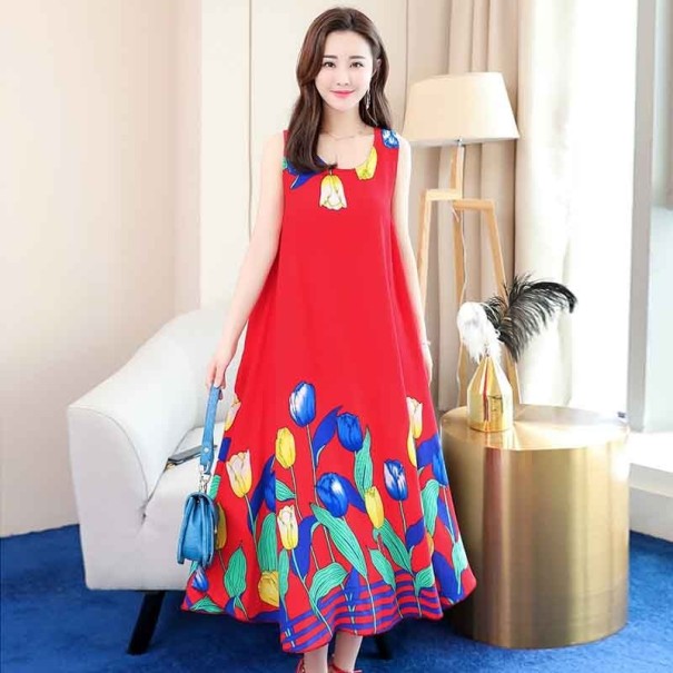 Robes d'été à motifs en grandes tailles XXL 11