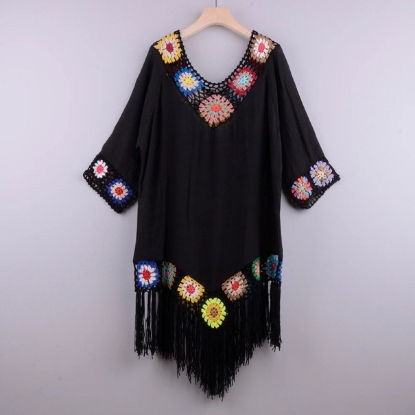 Robes de plage pour femmes P436 noir
