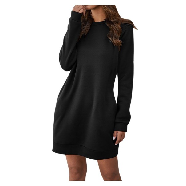 Rochie bluză pentru femei B37 negru XL