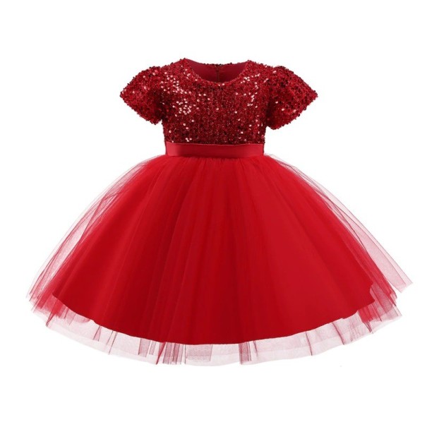 Rochie de bal pentru fete N175 burgundy 4