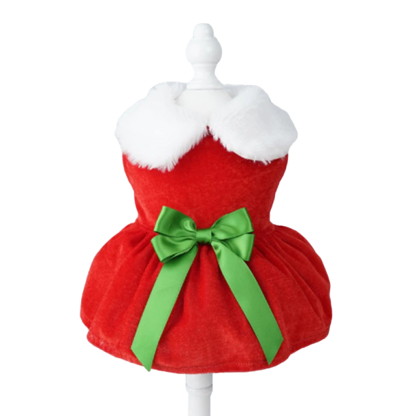 Rochie de Craciun pentru caini XL