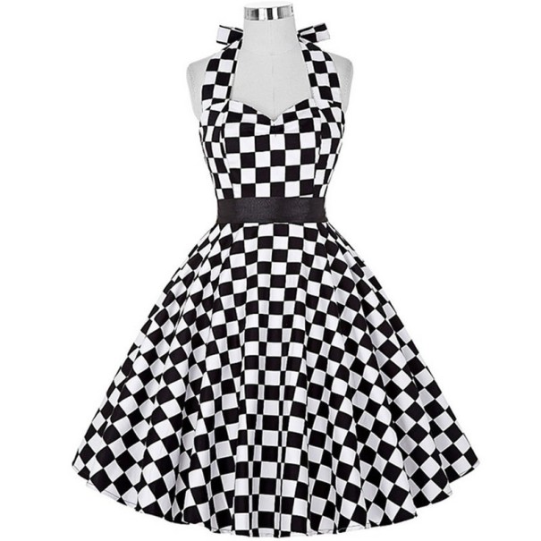 Rochie de damă cu panglică A2812 M 10