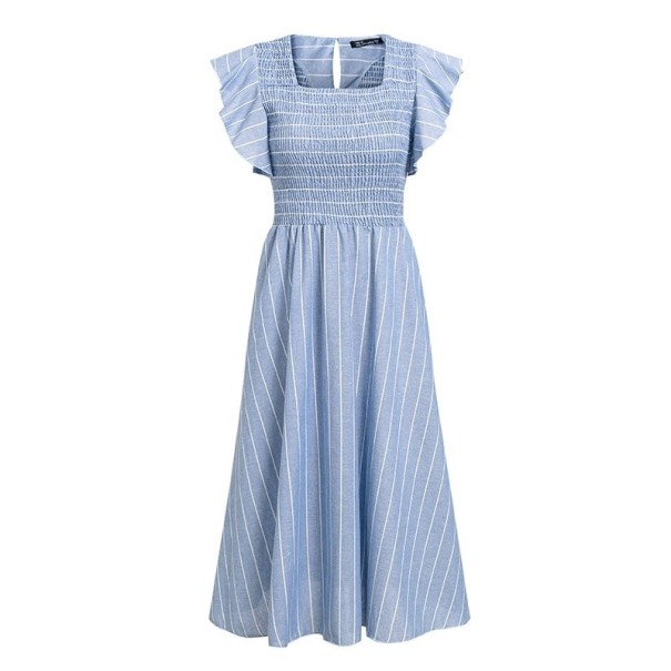 Rochie de damă cu volan mare albastru S