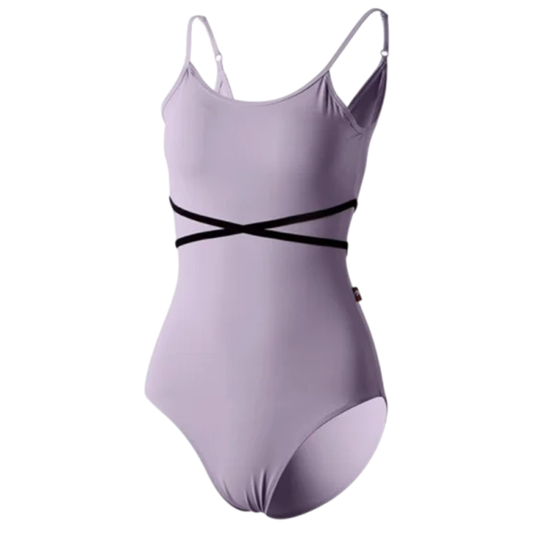 Rochie de dans pentru femei cu bretele subțiri și curea încrucișată la talie, tricot de balet din nailon și elastan, pentru balet, gimnastică și yoga violet XL