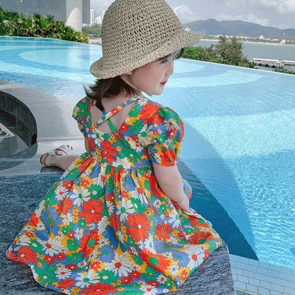 Rochie de fată cu flori 3