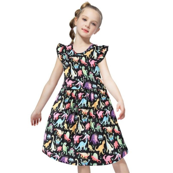 Rochie de fată cu imprimeu 6 B
