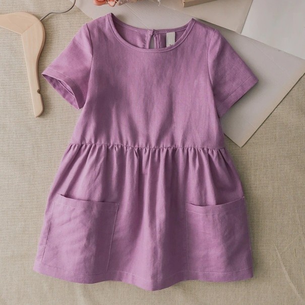 Rochie de fată N113 violet 5