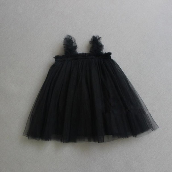 Rochie de fată N123 negru 3